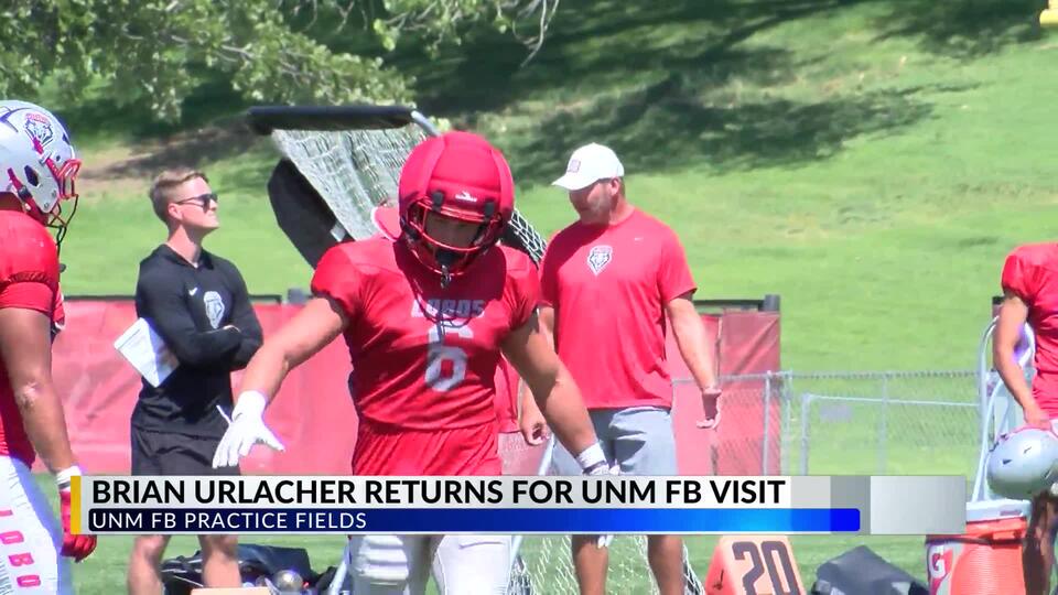 Brian Urlacher inspires Lobos with a surprise visit