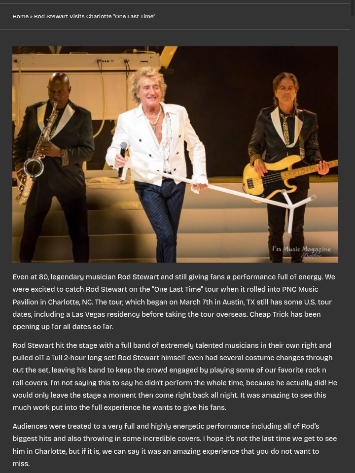 Rod Stewart’s Charlotte Drama? 👀