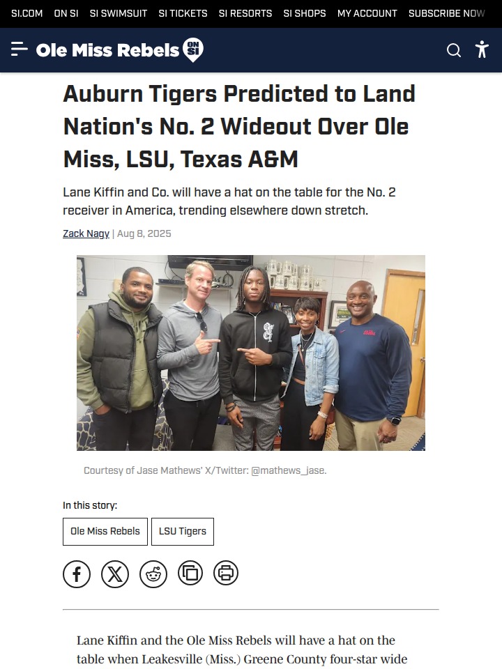 Auburn vs LSU: Jase Mathews Decision Looms