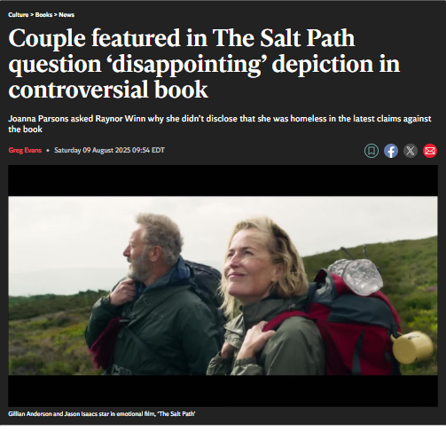 Salt Path Memoir: Real-Life Couple Calls Out Twist 😲