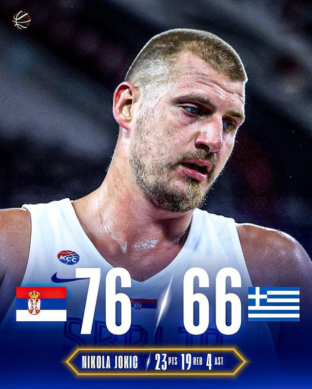 Jokic Dominates in Serbia’s Win Over Greece