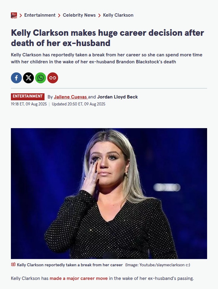 Kelly Clarkson's Shocking Career Pause 💔