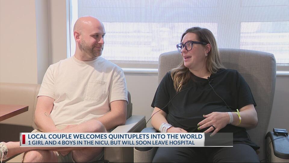 Columbus family welcomes rare quintuplets