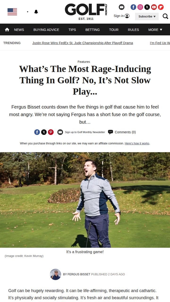 Golf’s Most Infuriating Moments Revealed