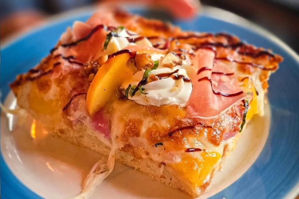 Denver’s Blue Pan Pizza drops a peachy summer twist