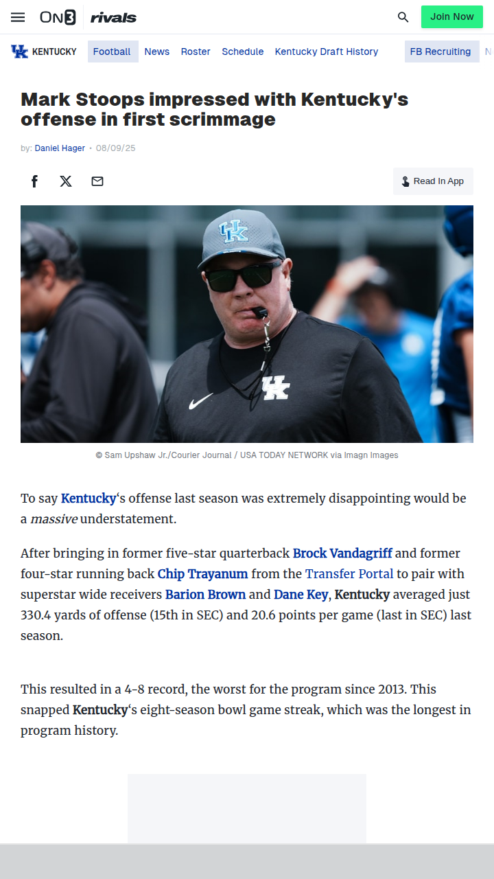 Kentucky’s offense finally shows real promise
