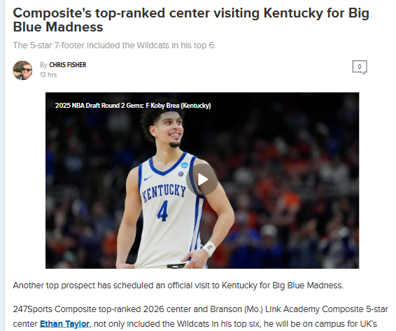 Big Blue Madness: Ethan Taylor's UK Visit