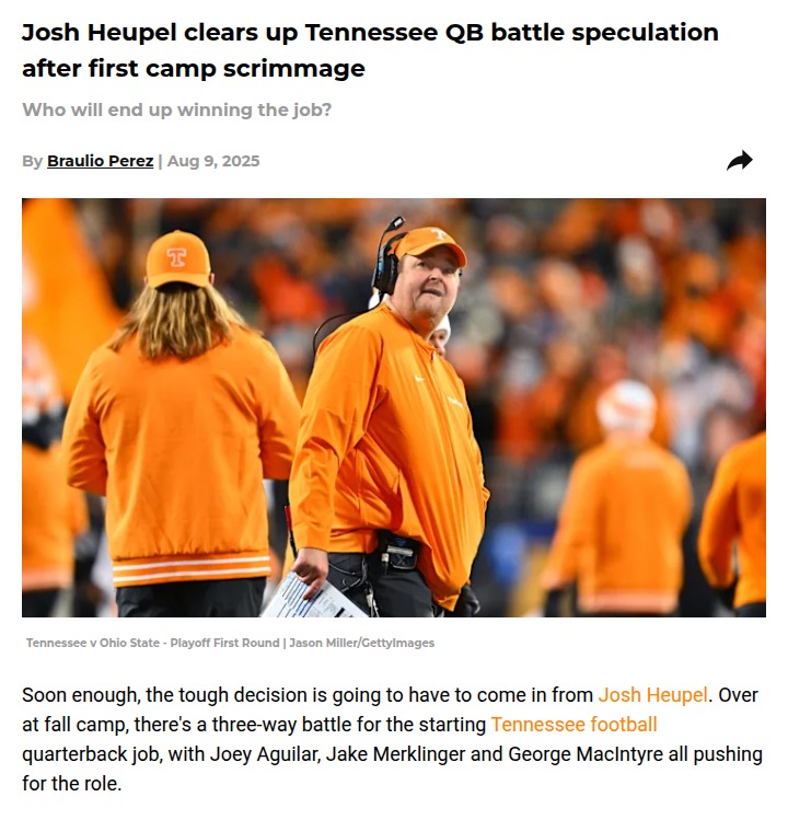 Who will be Tennessee’s next QB1?