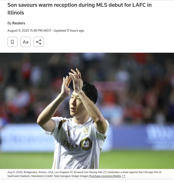 Son Shines in LAFC Debut vs Chicago