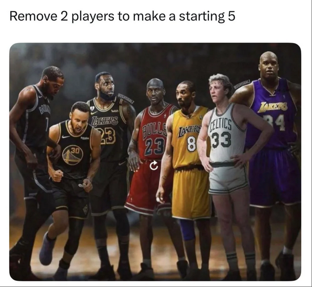 Remove 2 to Make Your Ultimate Starting 5