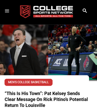 Louisville hoops legend Rick Pitino could return