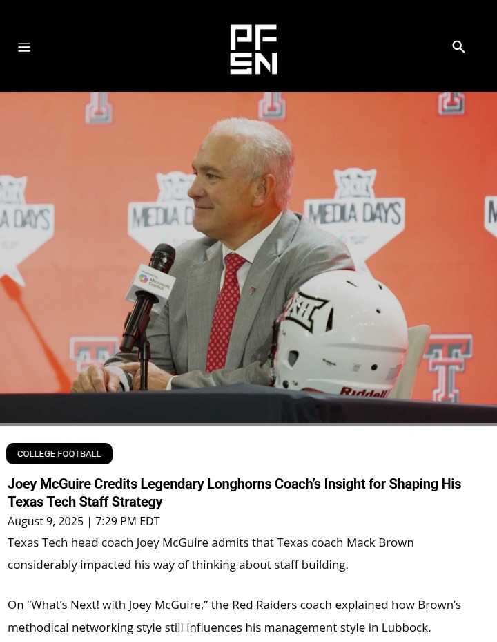 Texas Tech’s winning edge: Relationship-first coaching