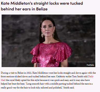 Kate Middleton’s Sleek Hair Era?!