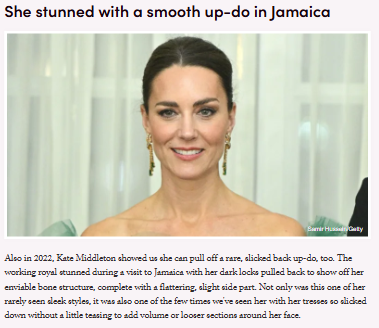 Kate Middleton’s Sleek Hair Era?!