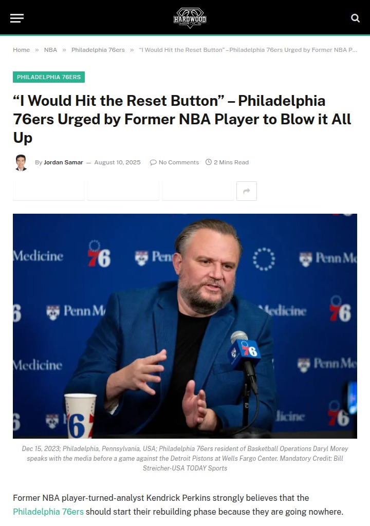 Should the Sixers blow it all up?