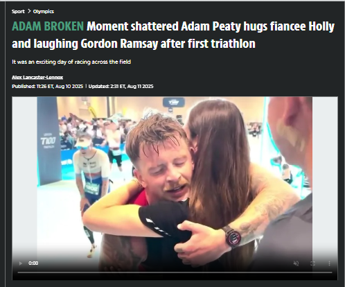 Peaty’s Grit: From Pool King to Triathlon Rookie