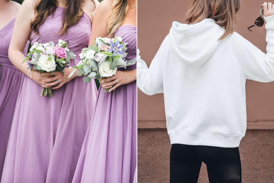 Wedding Photos Turned Into a Hoodie Saga
