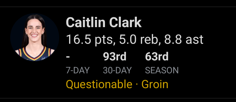 Clark’s GTD Status Sparks Fever-Wings Buzz