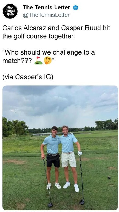 Sinner vs Alcaraz: Golf Rivalry at Cincinnati Open