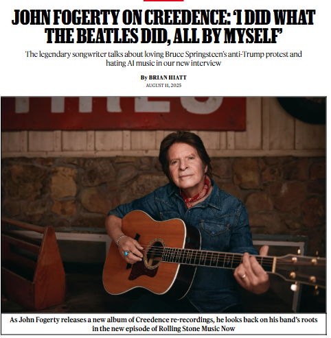 Fogerty Shades AI Music & CCR Reunion? 🎸