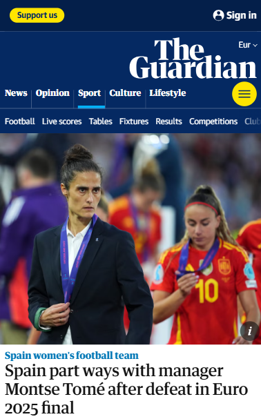 Spain’s Women’s Team Shake-Up After Euro Loss