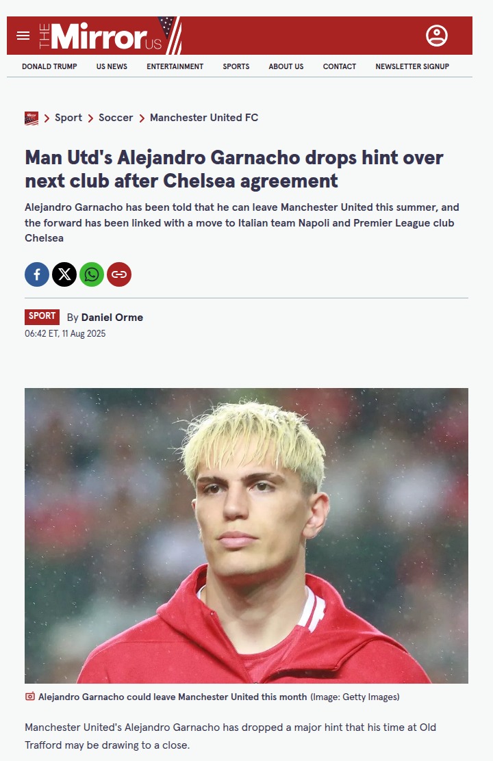 Garnacho’s Next Move: Chelsea or Napoli?