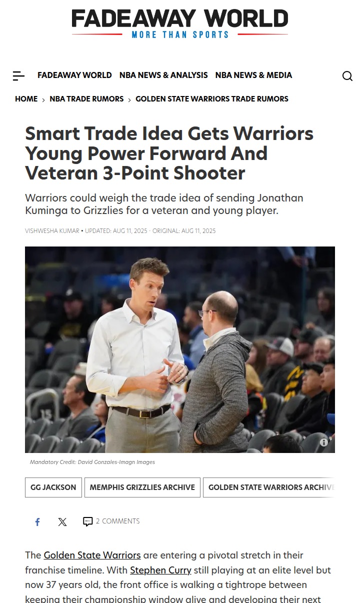 Kuminga for KCP? Warriors-Grizzlies Shakeup
