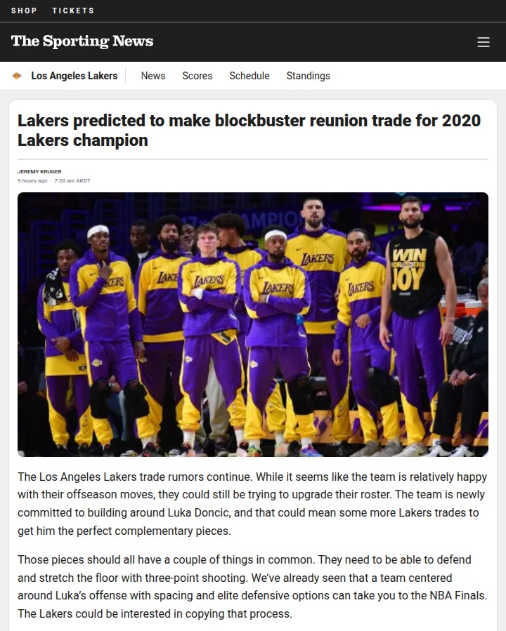 Lakers Eye KCP Reunion: Smart Move or Dream?