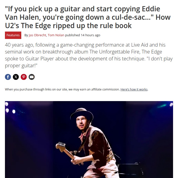 Edge vs. Eddie Van Halen? 🎸 U2 Fandom Divided