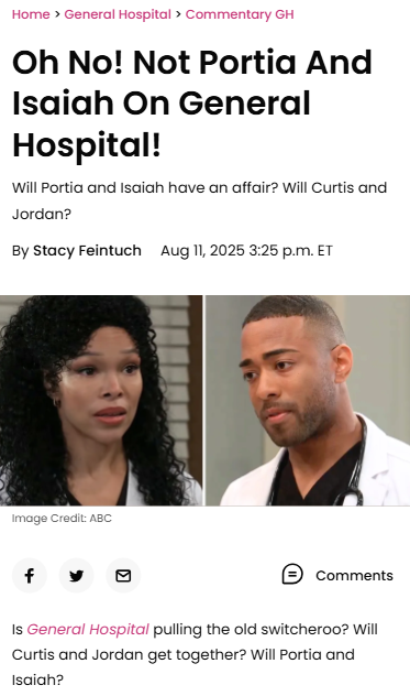 General Hospital’s Love Drama Is Wild RN