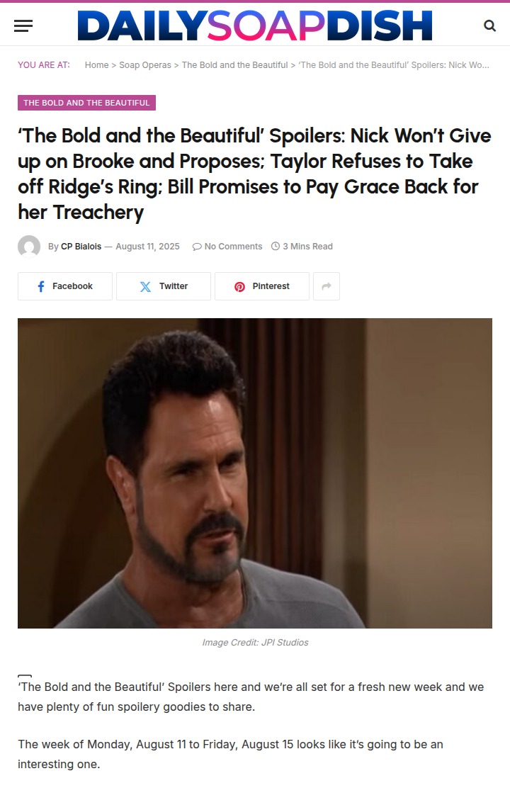 Nick’s Bold Move 💍: Brooke Proposal Shocker