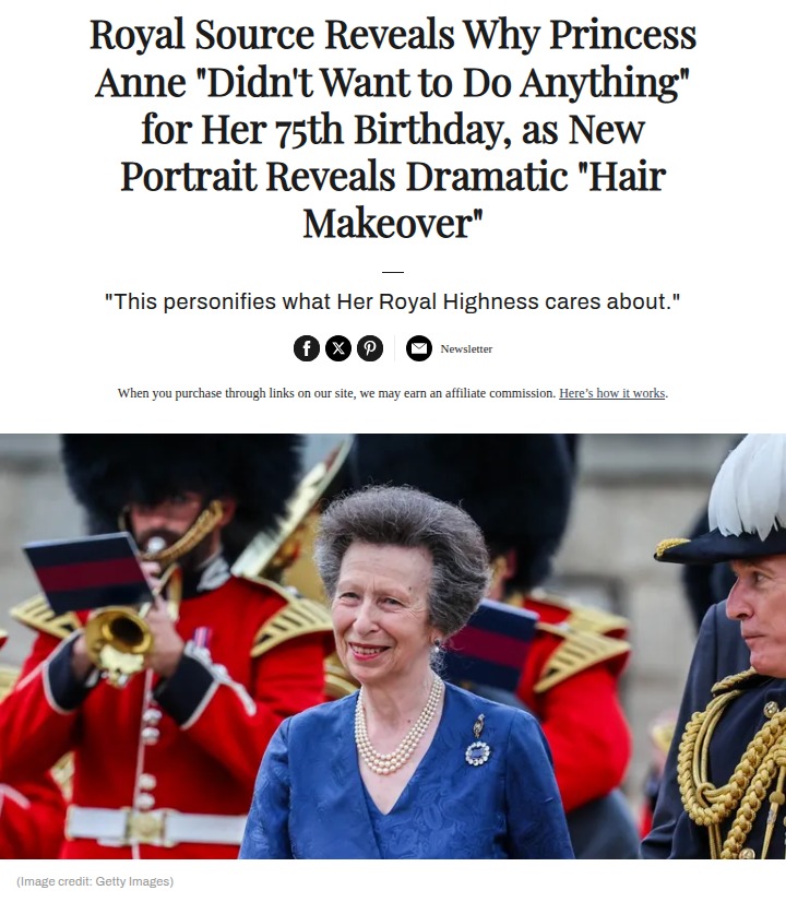 Princess Anne’s 75th: Hair Drama & No Party?! 👑