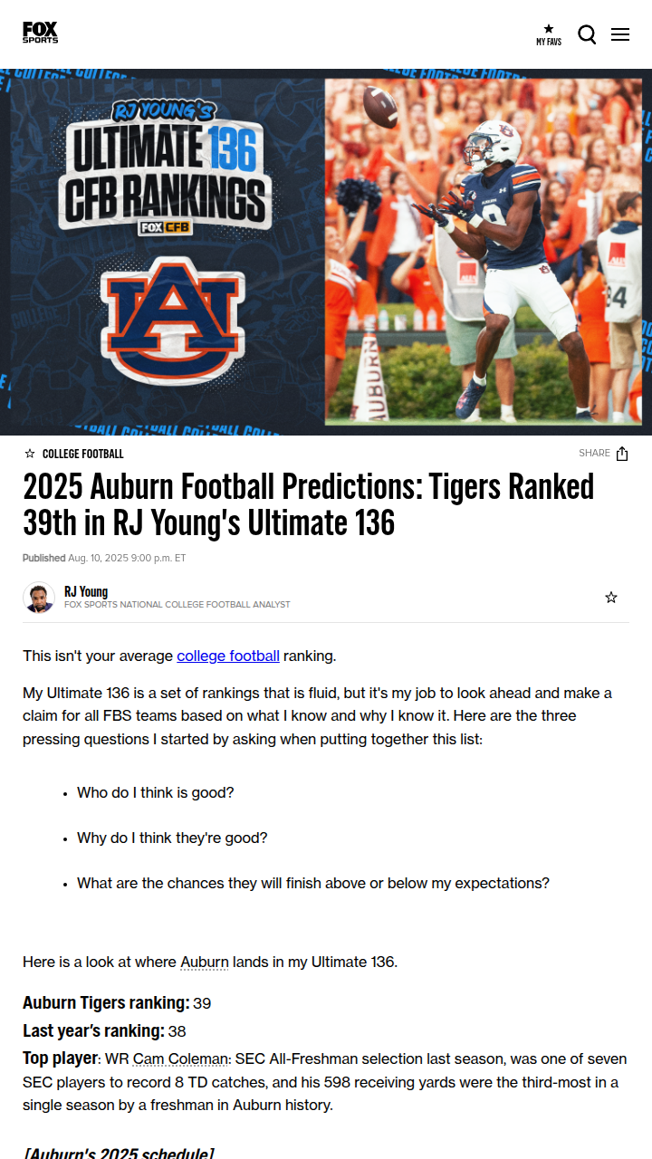 Auburn football’s 2025 season: Make or break?