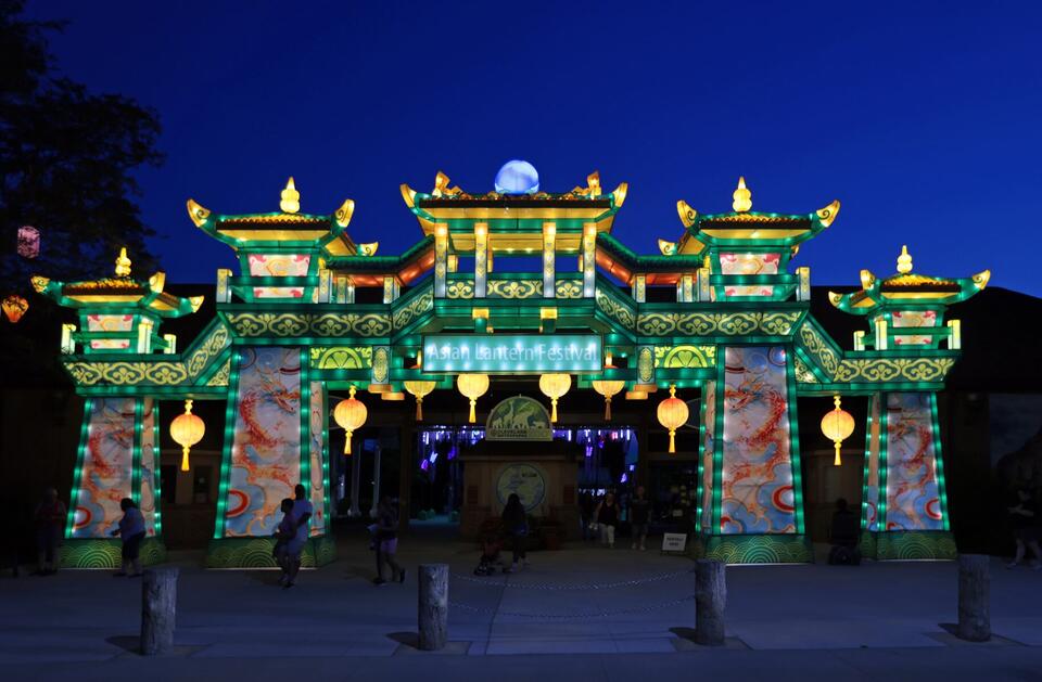 Cleveland Zoo lights up summer with lanterns & bikes