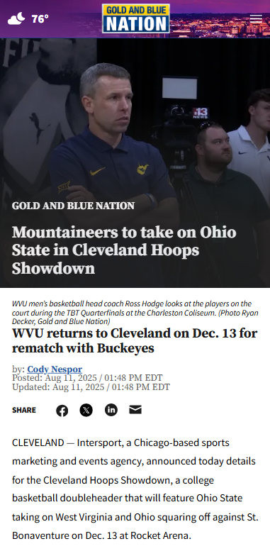 Buckeyes vs Mountaineers: Border Rivalry Renewed
