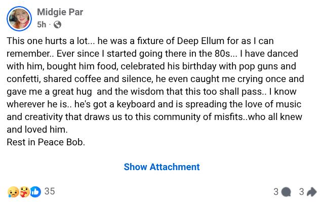 Remembering Deep Ellum’s Keyboard Bob