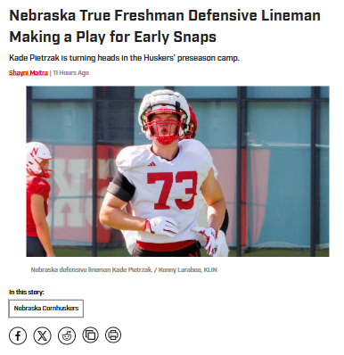 Pietrzak’s Big Ten Breakout: Husker D-Line Buzz