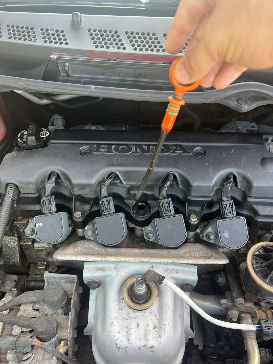 Roadtrip nightmare in 100 degree heat and now my engine looks cooked 🔥😅