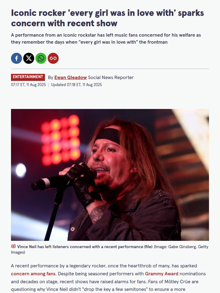 Vince Neil's Comeback Sparks Fan Debate 🎤
