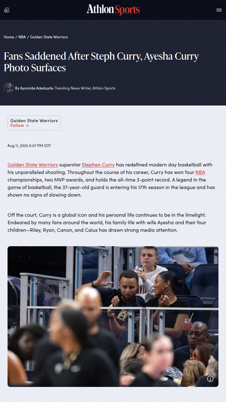 Steph & Ayesha Curry’s Viral Family Moment