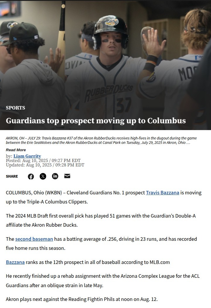 Bazzana Heads to Columbus: Next Big Thing?