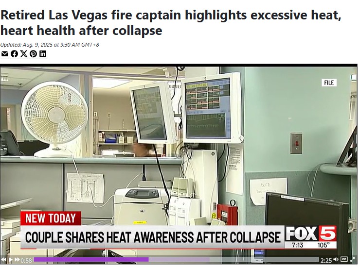 Las Vegas heatwave: A wake-up call for heart health