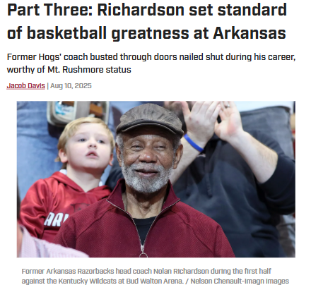 How Nolan Richardson changed Arkansas basketball forever
