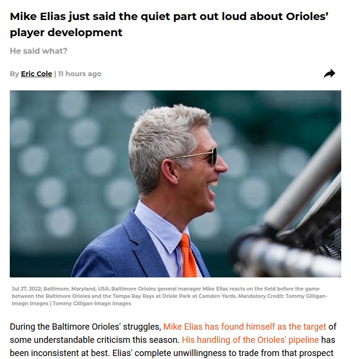 Orioles fans left waiting for Basallo, Beavers