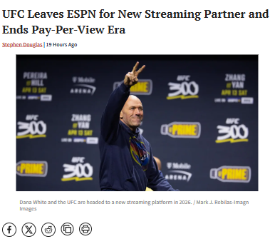 UFC Paramount Deal Shocks Fans 🤯