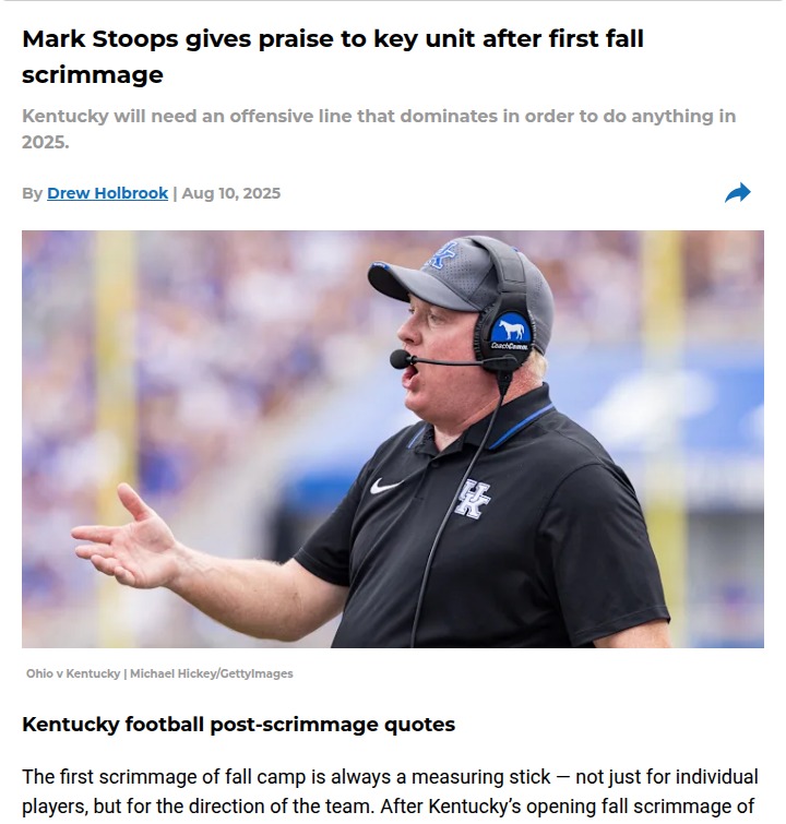 Big Blue Wall: O-Line’s Make-or-Break Year?