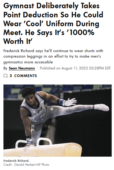 This Gymnast Broke the Rules for Style