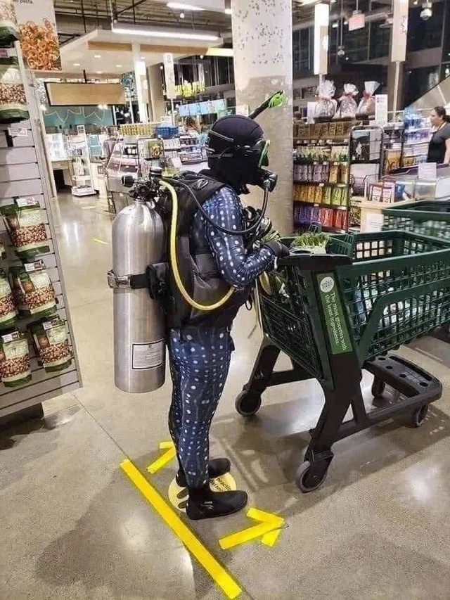 Memories of food shopping in 2020