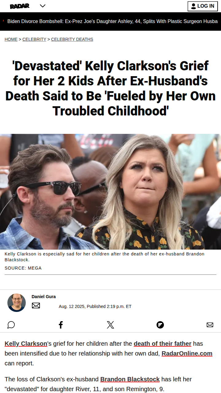 Kelly Clarkson's Ex Brandon Drama 😱