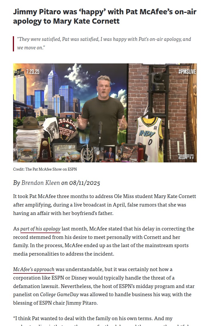 Pat McAfee’s Apology: Did ESPN Get It Right?